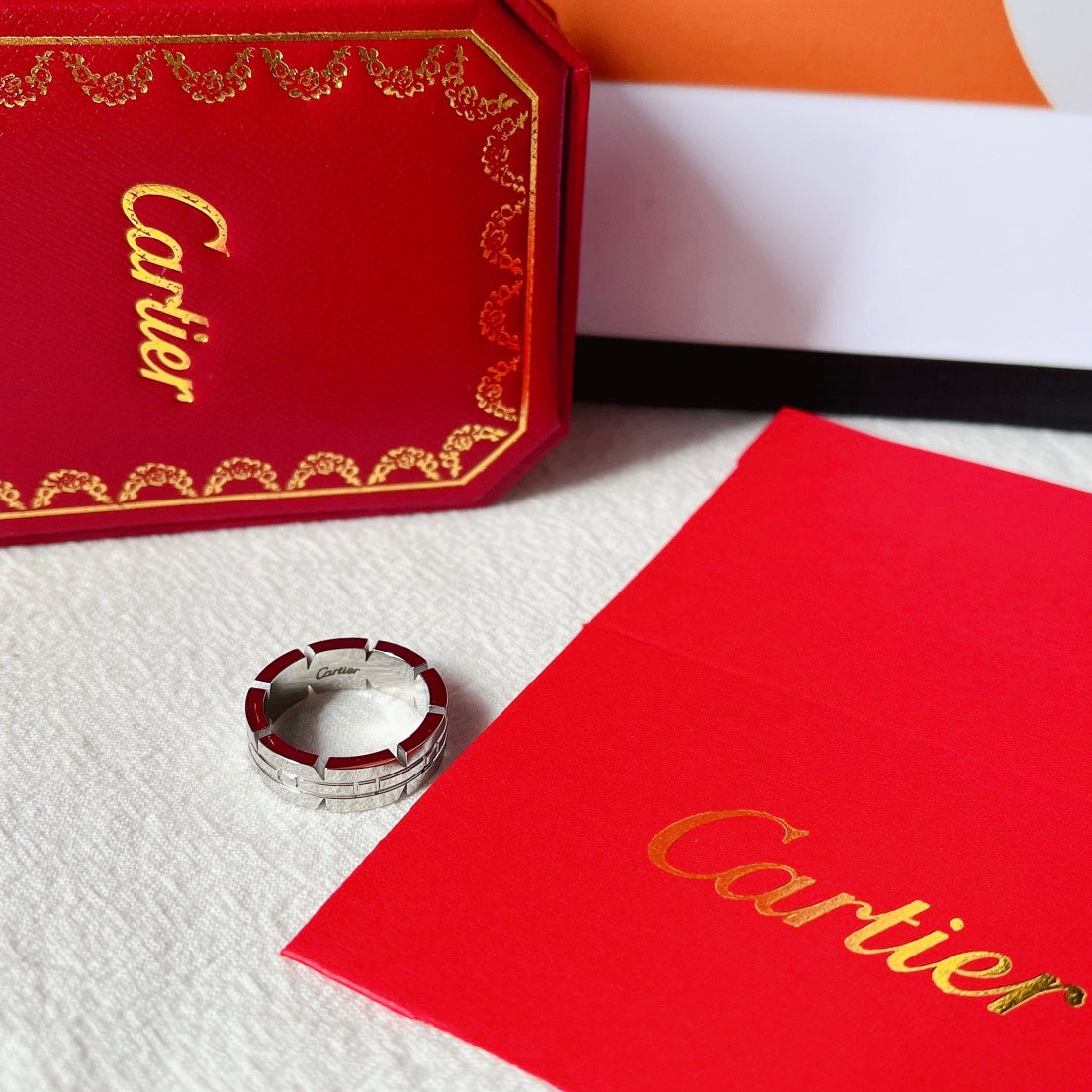 Cartier Classic Notch Design Ring – Luxury Designer Jewelry – product image 2