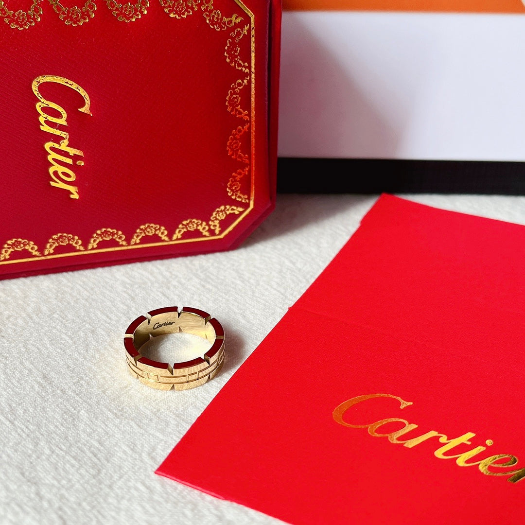 Cartier Classic Notch Design Ring – Luxury Designer Jewelry – product image 3