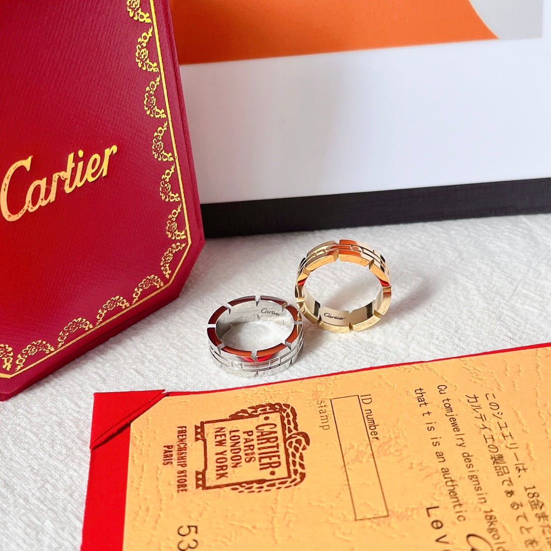 Cartier Classic Notch Design Ring – Luxury Designer Jewelry – product image 5