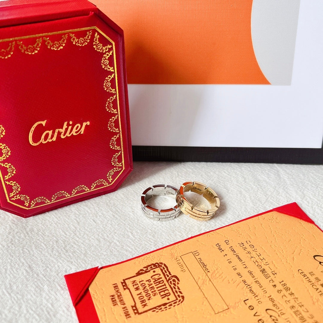 Cartier Classic Notch Design Ring – Luxury Designer Jewelry – product image 10