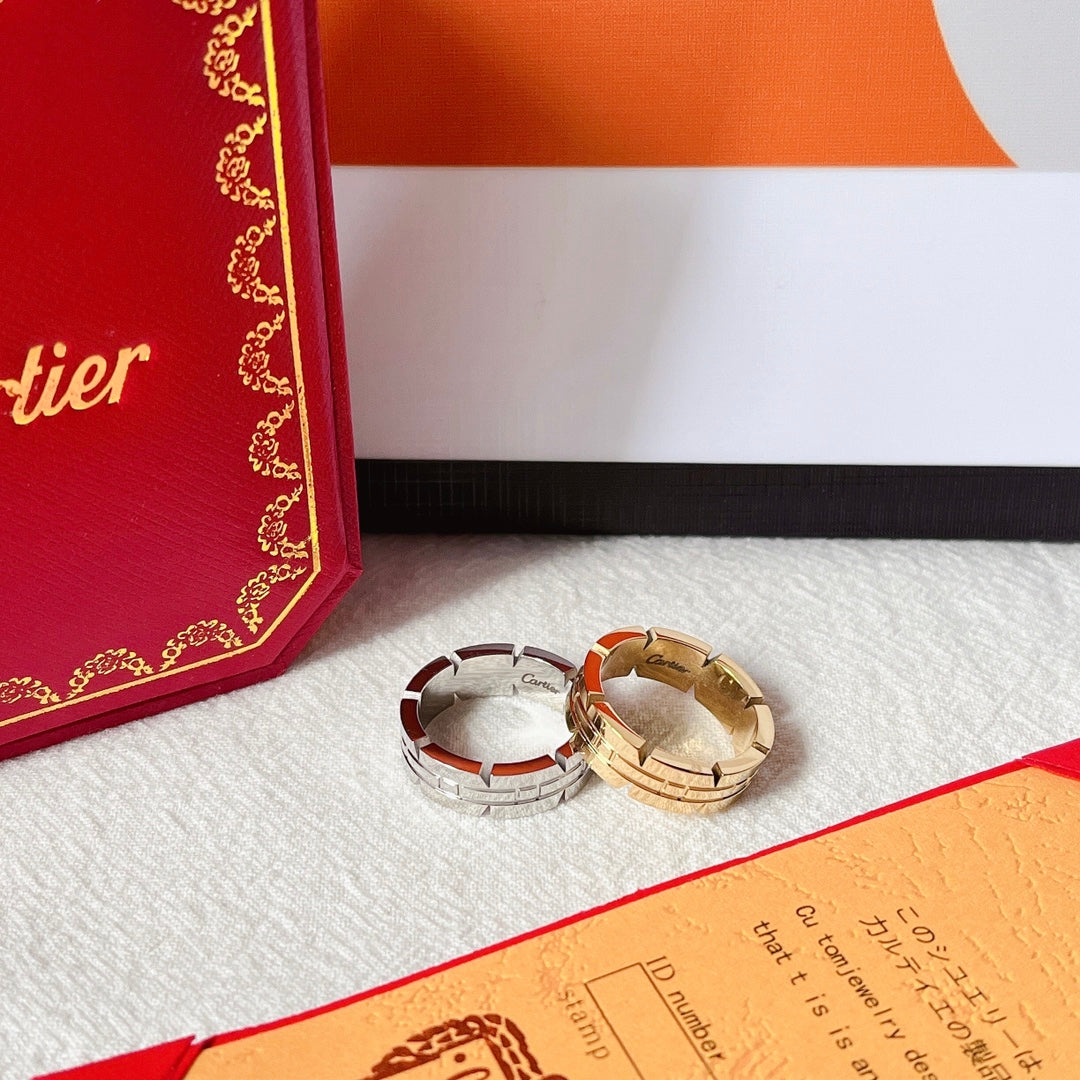 Cartier Classic Notch Design Ring – Luxury Designer Jewelry – product image 11