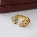 Cartier Crystal Leopard Open Ring – Luxury Designer Jewelry – product image 2