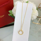 Cartier Crystal-Set Nail Necklace – Luxury Designer Jewelry – product image 4