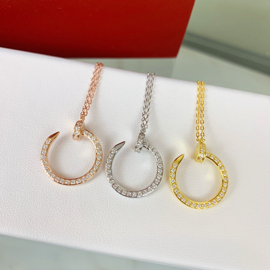 Cartier Crystal-Set Nail Necklace – Luxury Designer Jewelry – product image 10