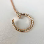 Cartier Crystal-Set Nail Necklace – Luxury Designer Jewelry – product image 13