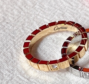 Cartier Gears Square Crystal Ring – Luxury Designer Jewelry – product image 3