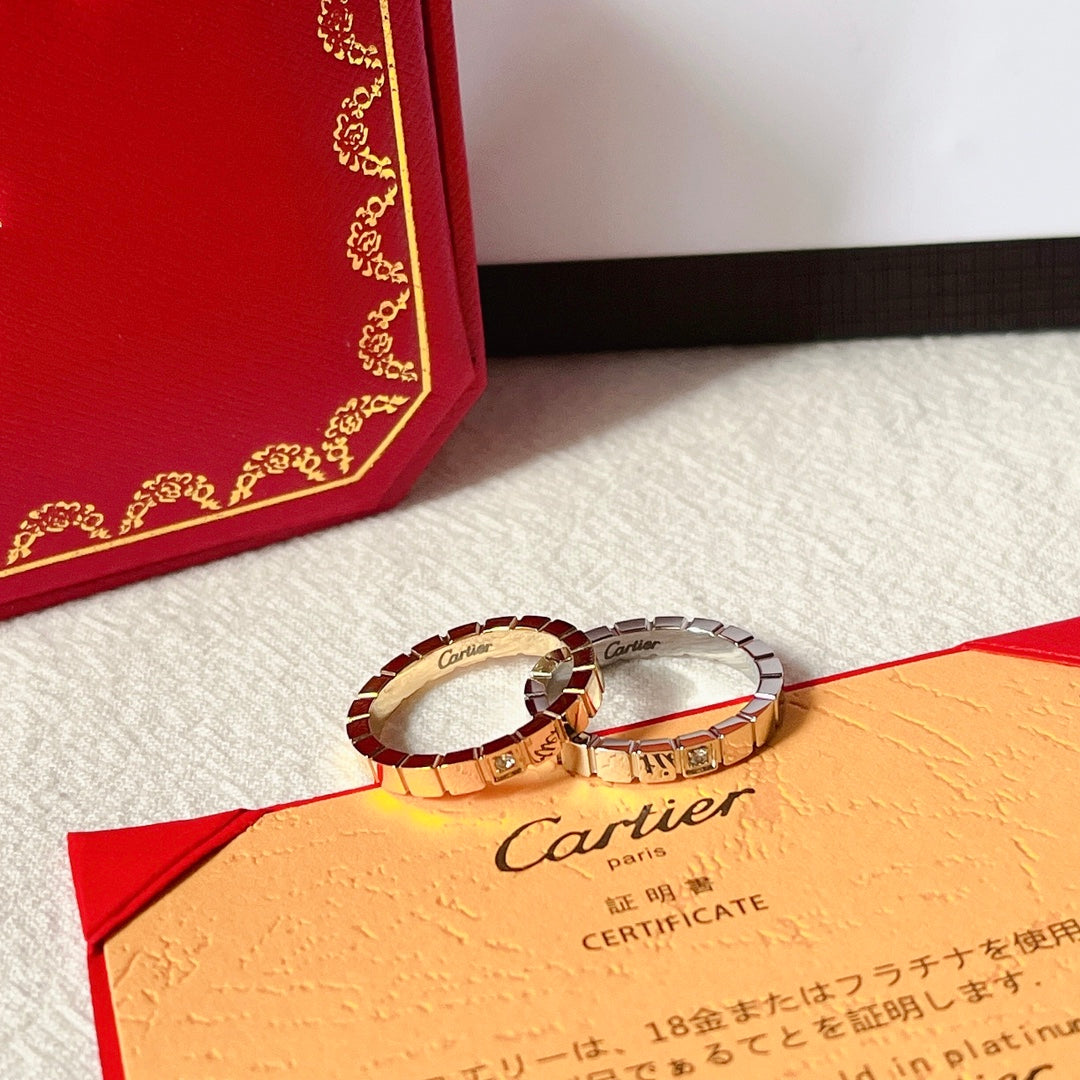 Cartier Gears Square Crystal Ring – Luxury Designer Jewelry – product image 5