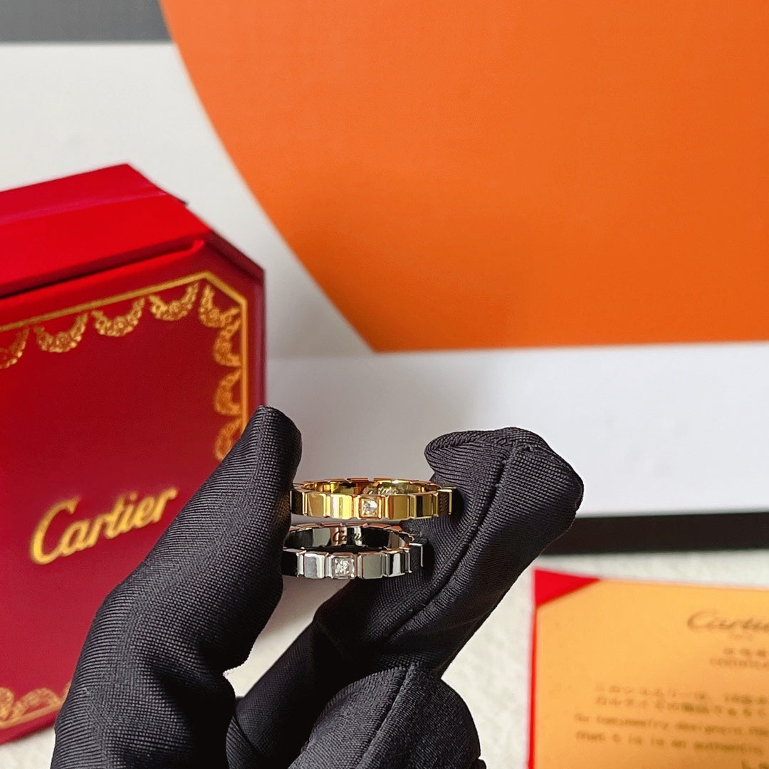 Cartier Gears Square Crystal Ring – Luxury Designer Jewelry – product image 8