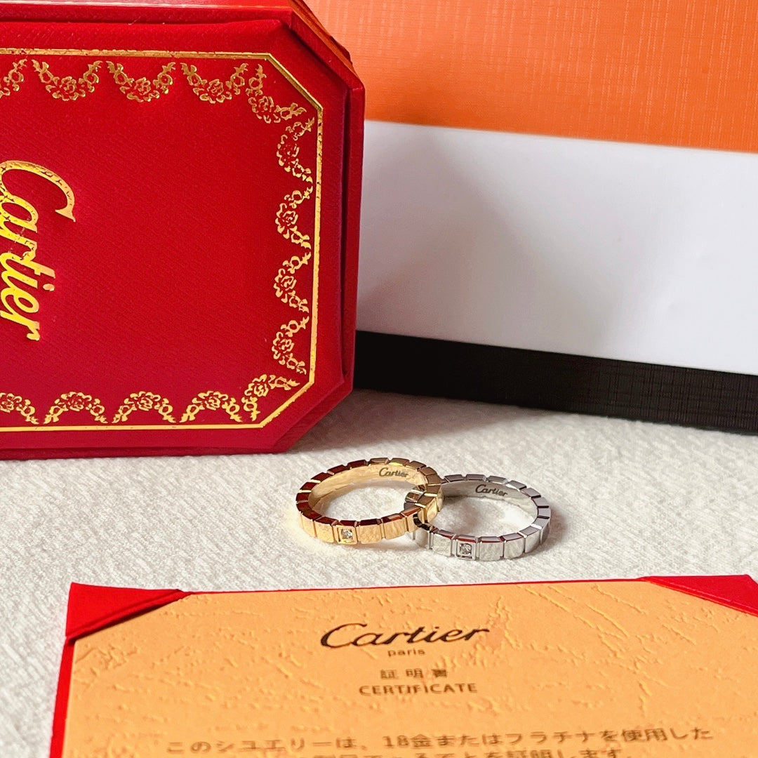 Cartier Gears Square Crystal Ring – Luxury Designer Jewelry – product image 10