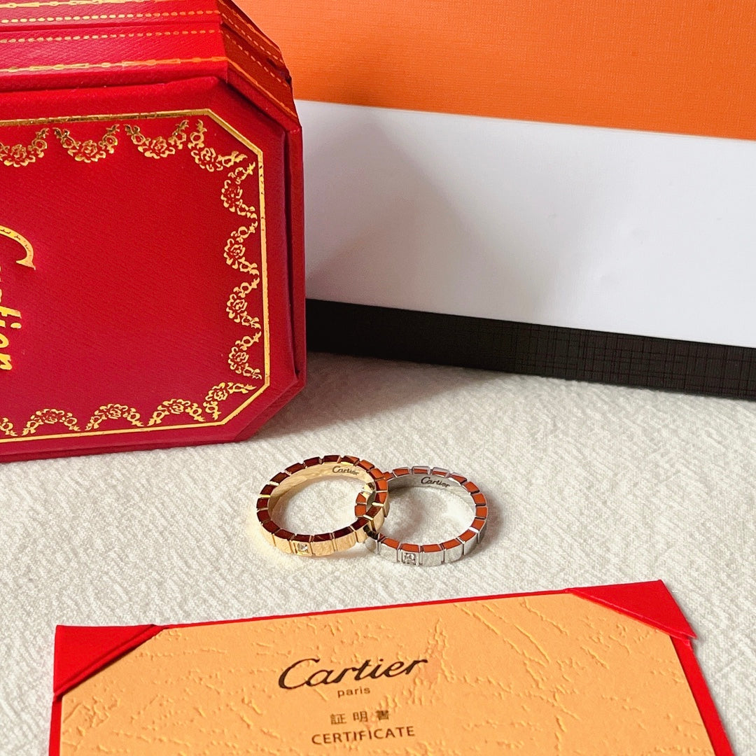 Cartier Gears Square Crystal Ring – Luxury Designer Jewelry – product image 13