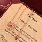 Cartier LOVE Crystal-Set Double Ring Necklace – Luxury Designer Jewelry – product image 13