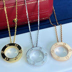 Cartier LOVE Series Without Crystal Necklace – Luxury Designer Jewelry – product image 10