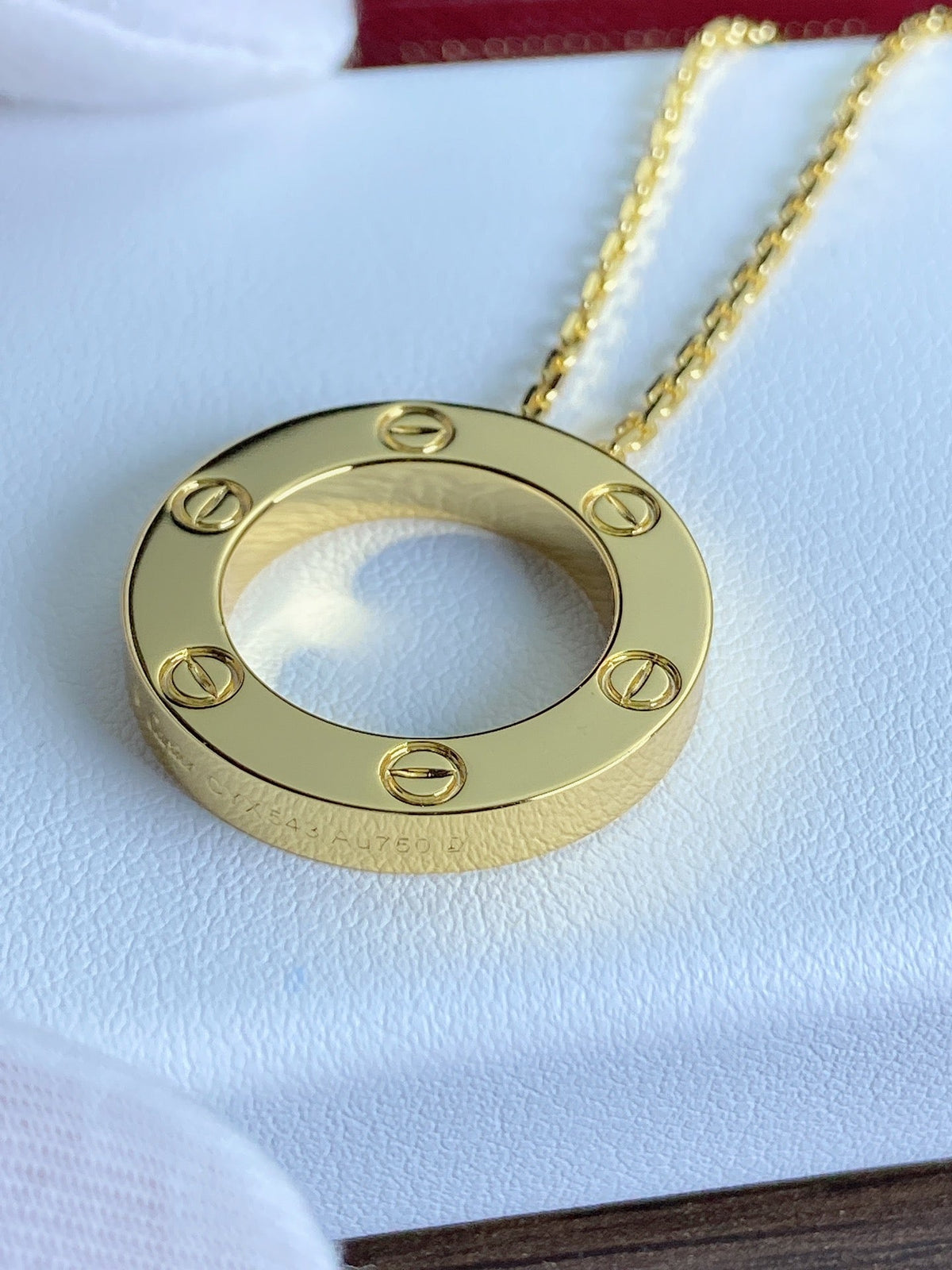 Cartier LOVE Series Without Crystal Necklace – Luxury Designer Jewelry – product image 11