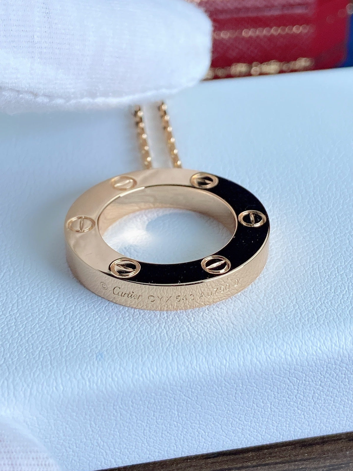 Cartier LOVE Series Without Crystal Necklace – Luxury Designer Jewelry – product image 12