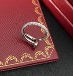 Cartier Luxury Crystal Adjustable Ring – Luxury Designer Jewelry – product image 2