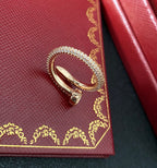 Cartier Luxury Crystal Adjustable Ring – Luxury Designer Jewelry – product image 3