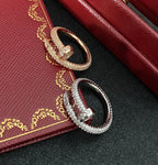 Cartier Luxury Crystal Adjustable Ring – Luxury Designer Jewelry – product image 5