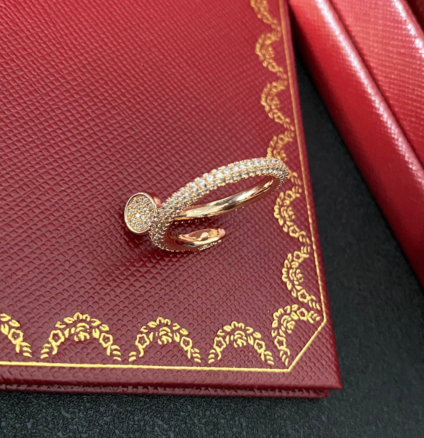 Cartier Luxury Crystal Adjustable Ring – Luxury Designer Jewelry – product image 8