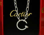 Cartier Nail Rhinestone Necklace – Luxury Designer Jewelry – product image 4