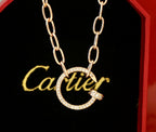 Cartier Nail Rhinestone Necklace – Luxury Designer Jewelry – product image 5