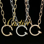 Cartier Nail Rhinestone Necklace – Luxury Designer Jewelry – product image 7