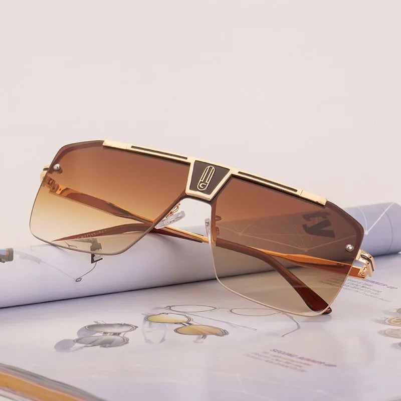 Cartier Oversized Men's Metal Polarized Sunglasses for Men – product image 14