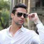 Cartier Oversized Men's Metal Polarized Sunglasses for Men – product image 17