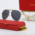 Cartier Oversized metal frame universal Sunglasses for Unisex – product image 1
