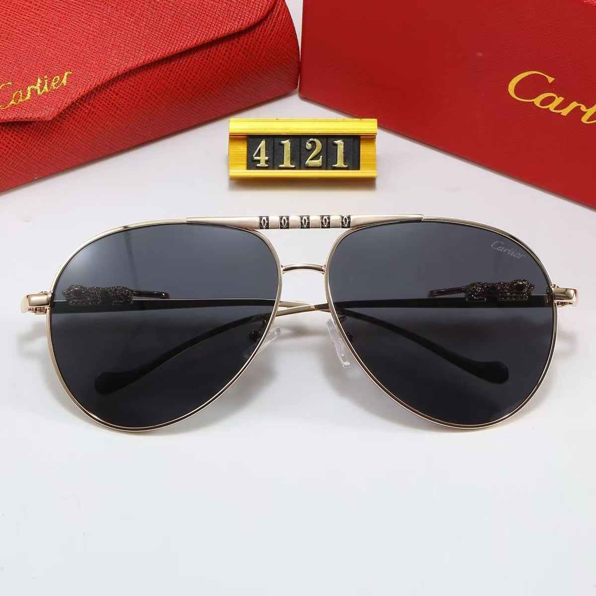 Cartier Oversized metal frame universal Sunglasses for Unisex – product image 6