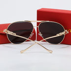 Cartier Oversized metal frame universal Sunglasses for Unisex – product image 9