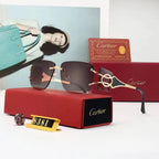Cartier Oversized Novel HD Metal Sunglasses for Unisex – product image 3