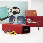 Cartier Oversized Novel HD Metal Sunglasses for Unisex – product image 4