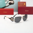 Cartier Oversized Novel HD Metal Sunglasses for Unisex – product image 12