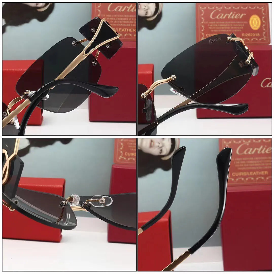 Cartier Oversized Novel HD Metal Sunglasses for Unisex – product image 13