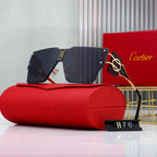 Cartier Rimless Oversized Shield Polarized Sunglasses for Unisex – product image 2