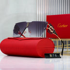 Cartier Rimless Oversized Shield Polarized Sunglasses for Unisex – product image 4