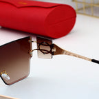 Cartier Rimless Oversized Shield Polarized Sunglasses for Unisex – product image 17