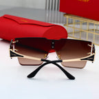 Cartier Rimless Oversized Shield Polarized Sunglasses for Unisex – product image 18