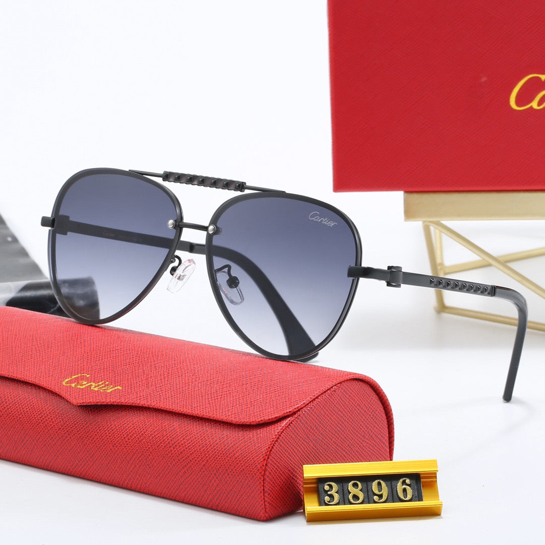 Cartier Round Metal Polarized Sunglasses for Unisex – product image 4