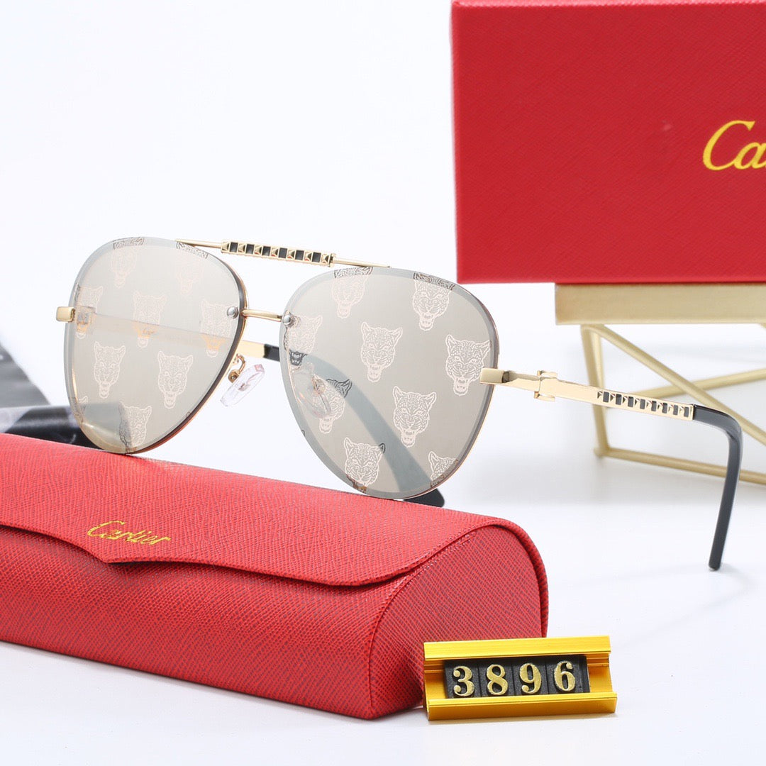 Cartier Round Metal Polarized Sunglasses for Unisex – product image 8