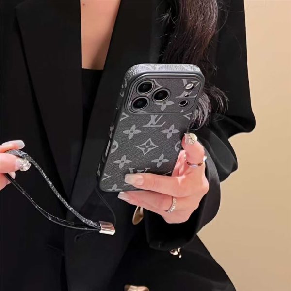 Louis Vuitton iPhone 17 Pro Max Case with Strap – Luxury Monogram Designer Cover