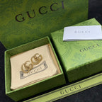 Vintage Double G Stud Earrings