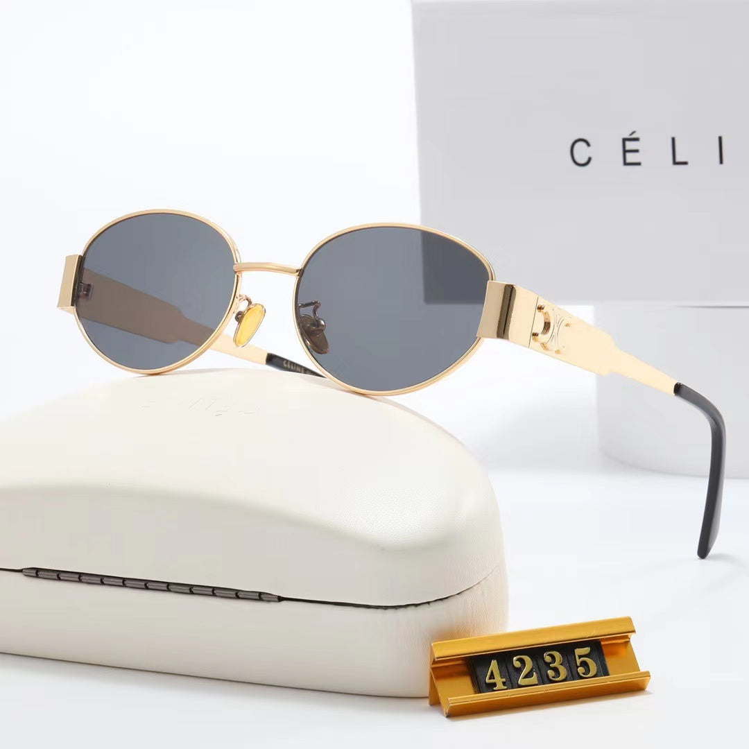 Celine Round Metal Polarized Sunglasses for Unisex – product image 3