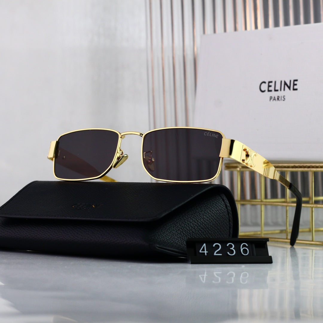 Celine Triomphe Square Metal Sunglasses for Unisex – product image 2