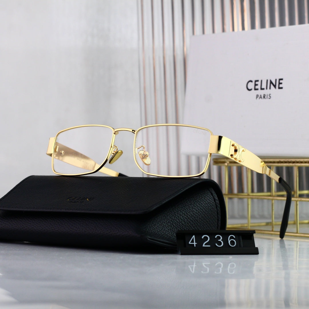 Celine Triomphe Square Metal Sunglasses for Unisex – product image 5