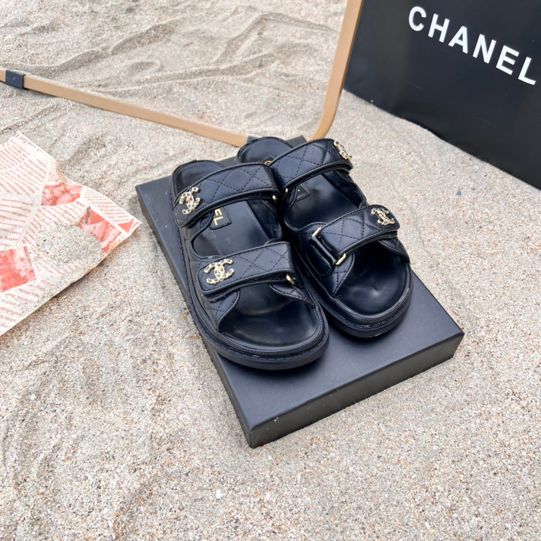 Chanel 6 Colors Velcro Flat Sandals – sandals product image 15