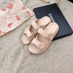 Chanel 6 Colors Velcro Flat Sandals – sandals product image 3