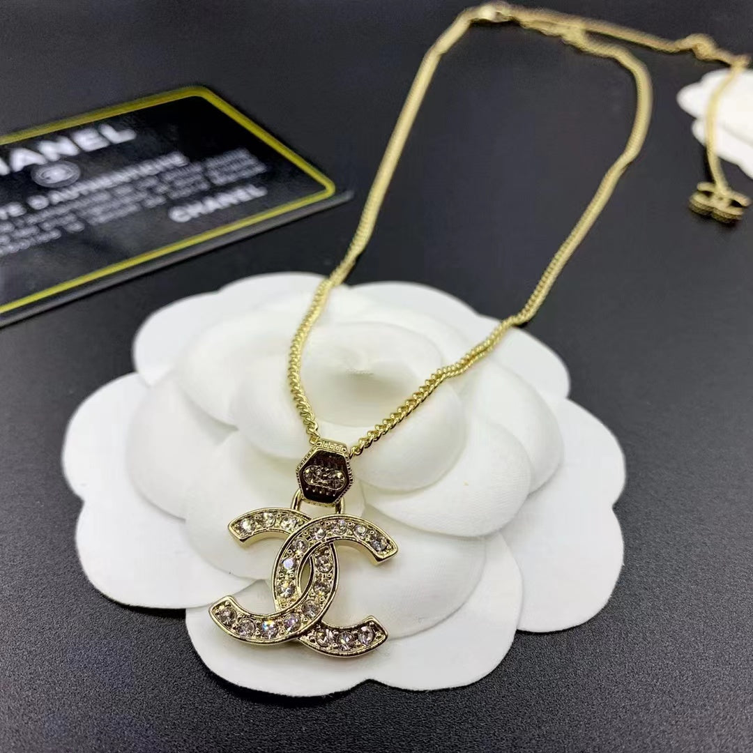 Chanel Boutique Crystal Pendant Necklace – Luxury Designer Jewelry – product image 3