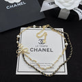 Chanel Bow Double Layer Pearl Necklace – Luxury Designer Jewelry – product image 1
