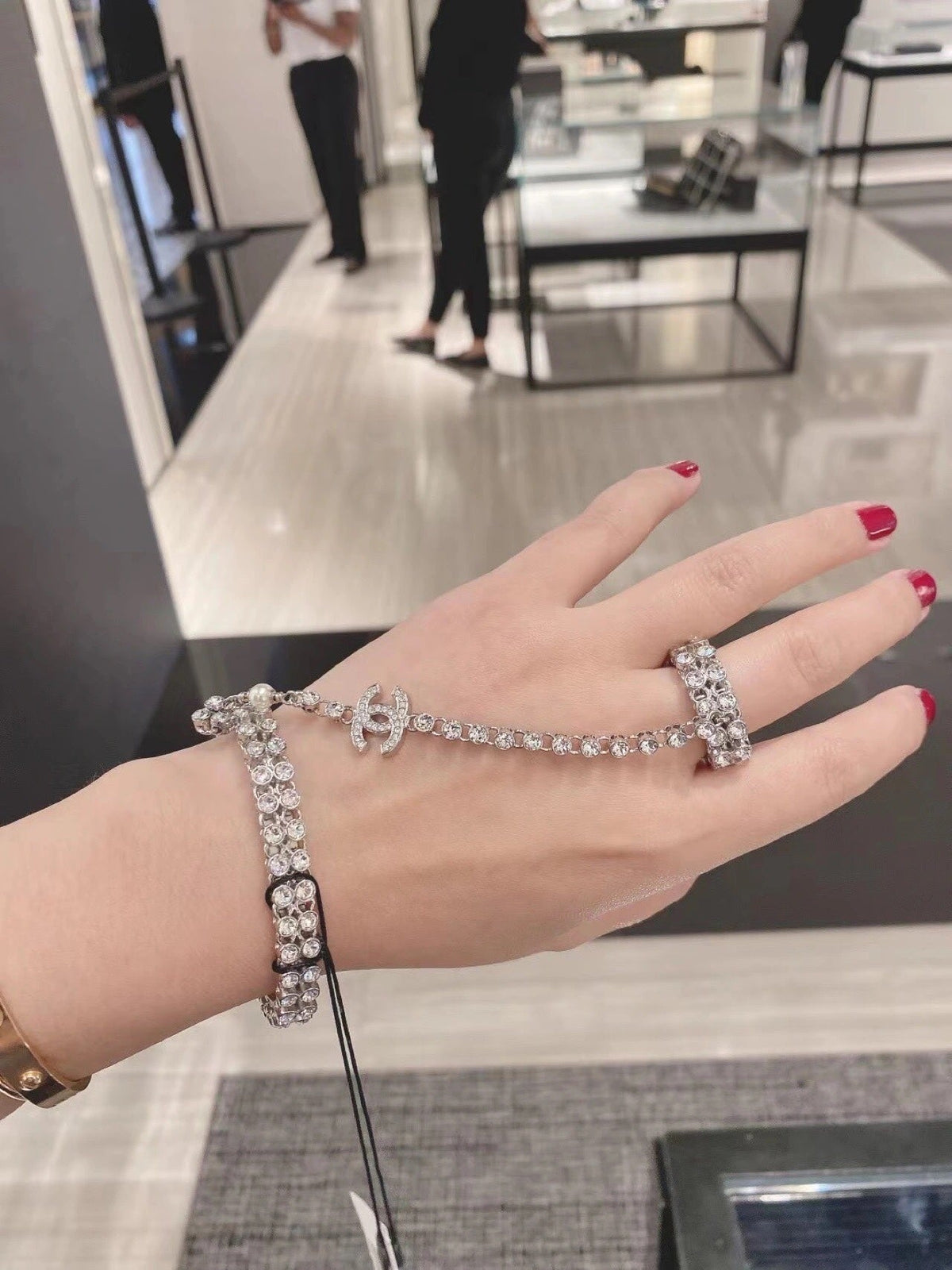 Chanel Bracelet Ring Siamese Chain – Luxury Jewelry – product image 2